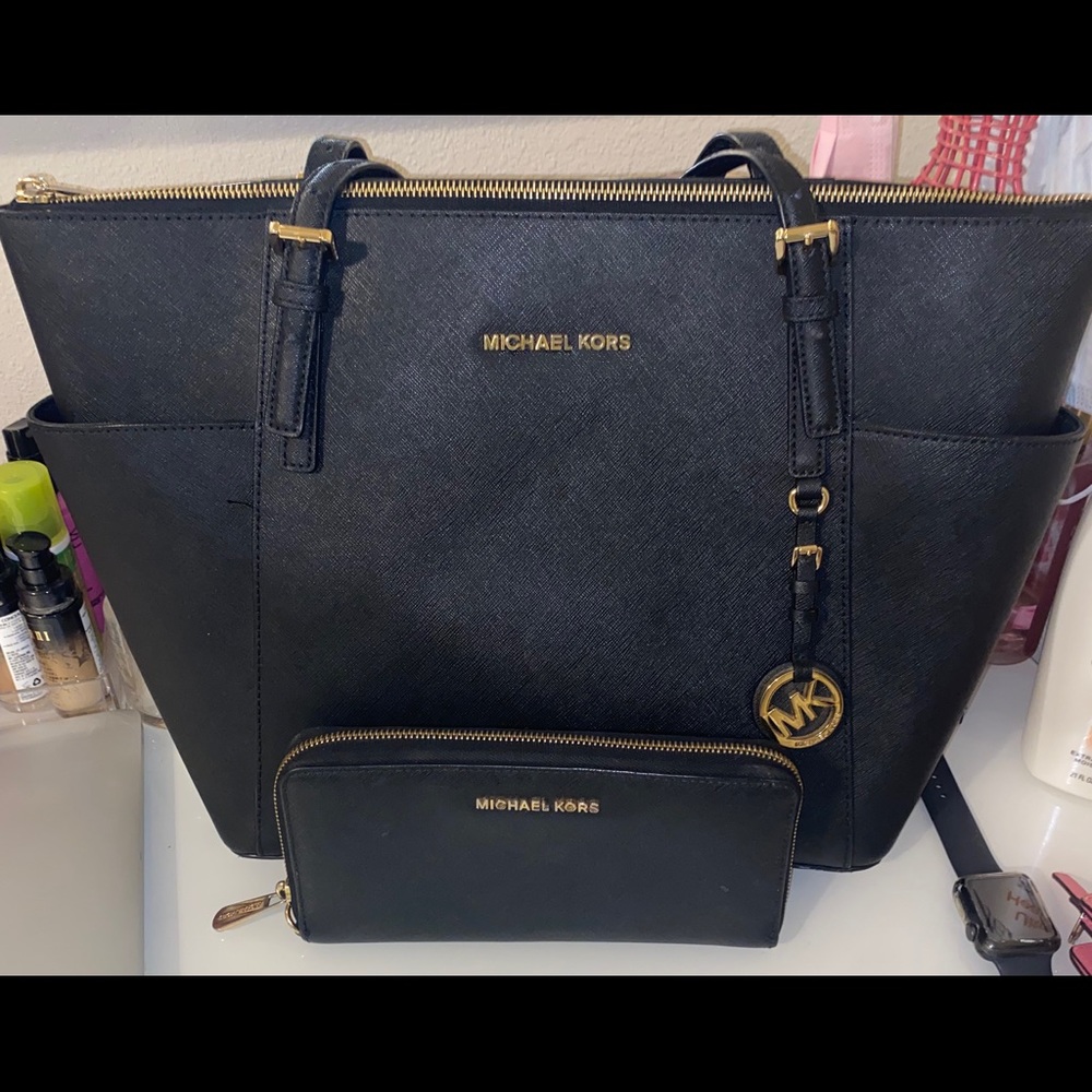 Michael Kors purse with wallet
